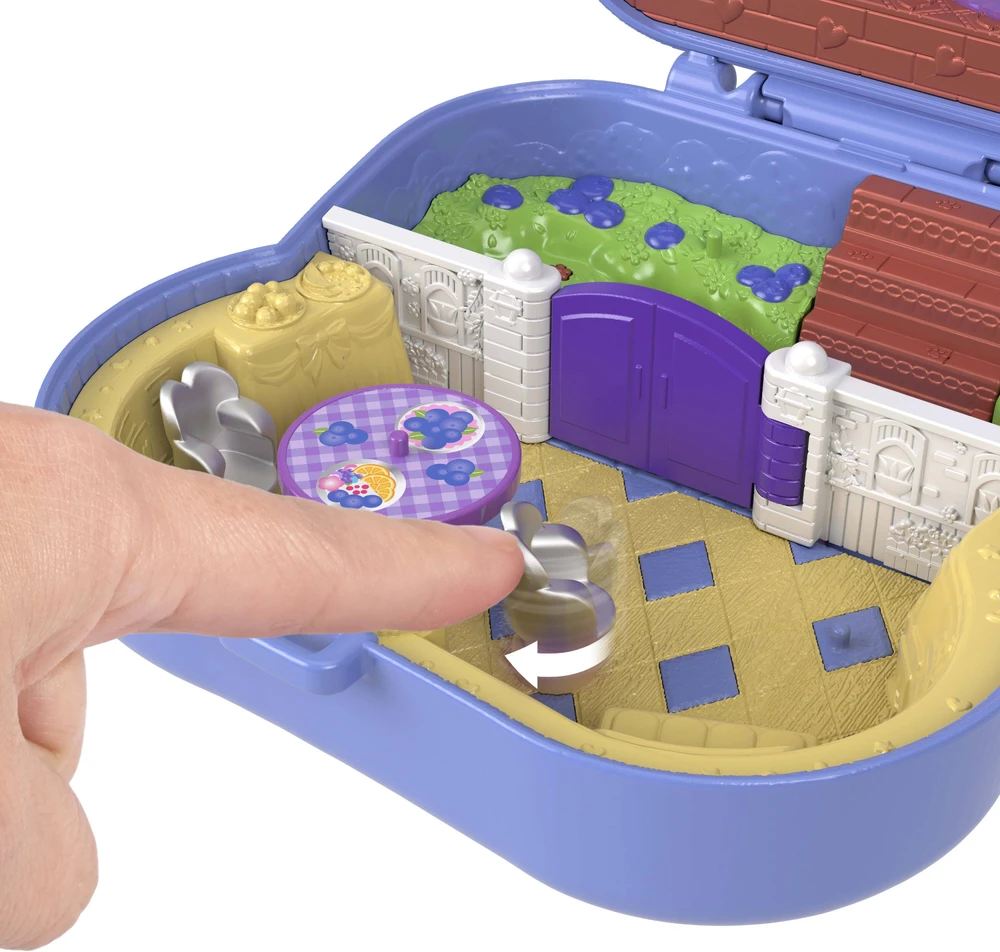 Polly Pocket - Core Compact, mėlynas, "Beary Besties" lėlių namelis (JKC48)