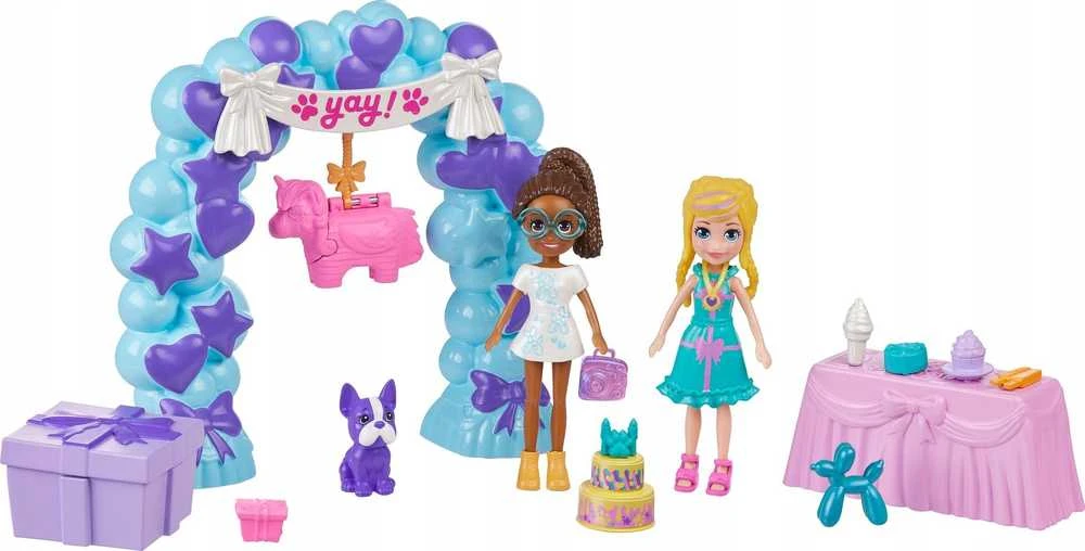 Mattel POLLY POCKET gimtadienio šventės rinkinys (JCC33)