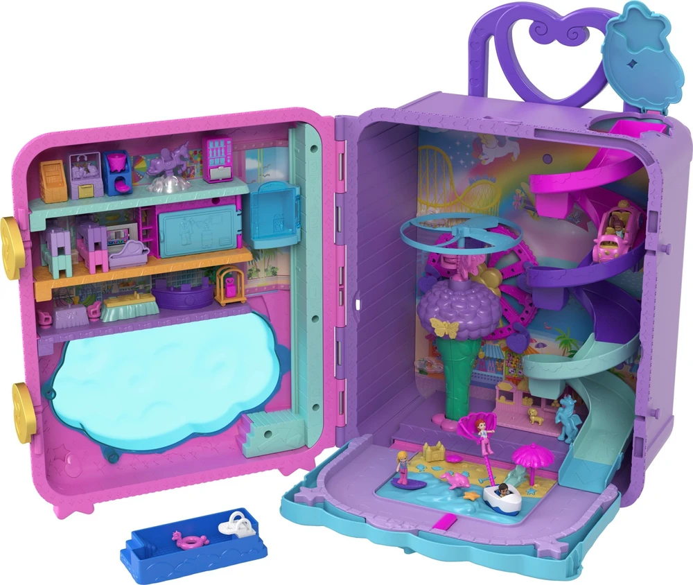 „Polly Pocket“ pramogų lagaminas