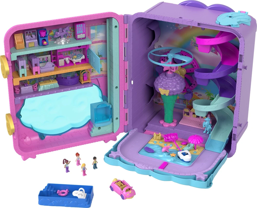 „Polly Pocket“ pramogų lagaminas
