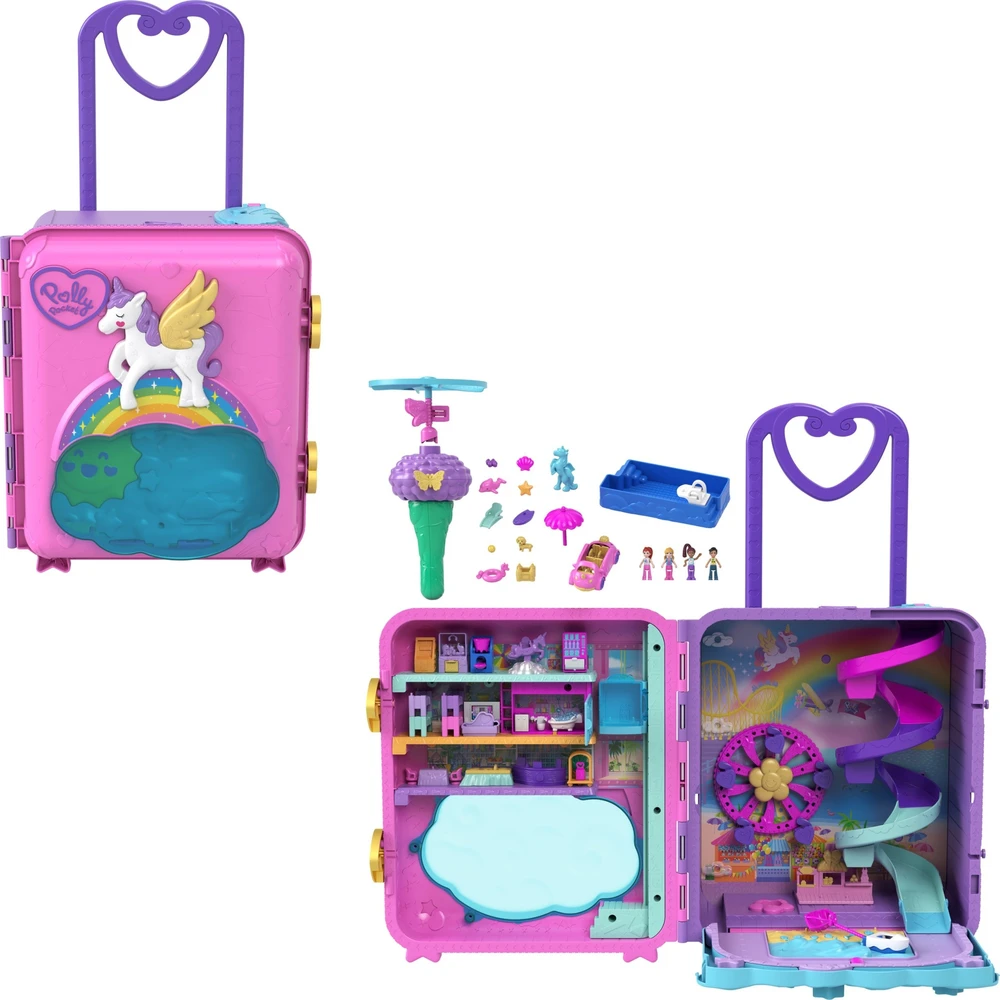 „Polly Pocket“ pramogų lagaminas