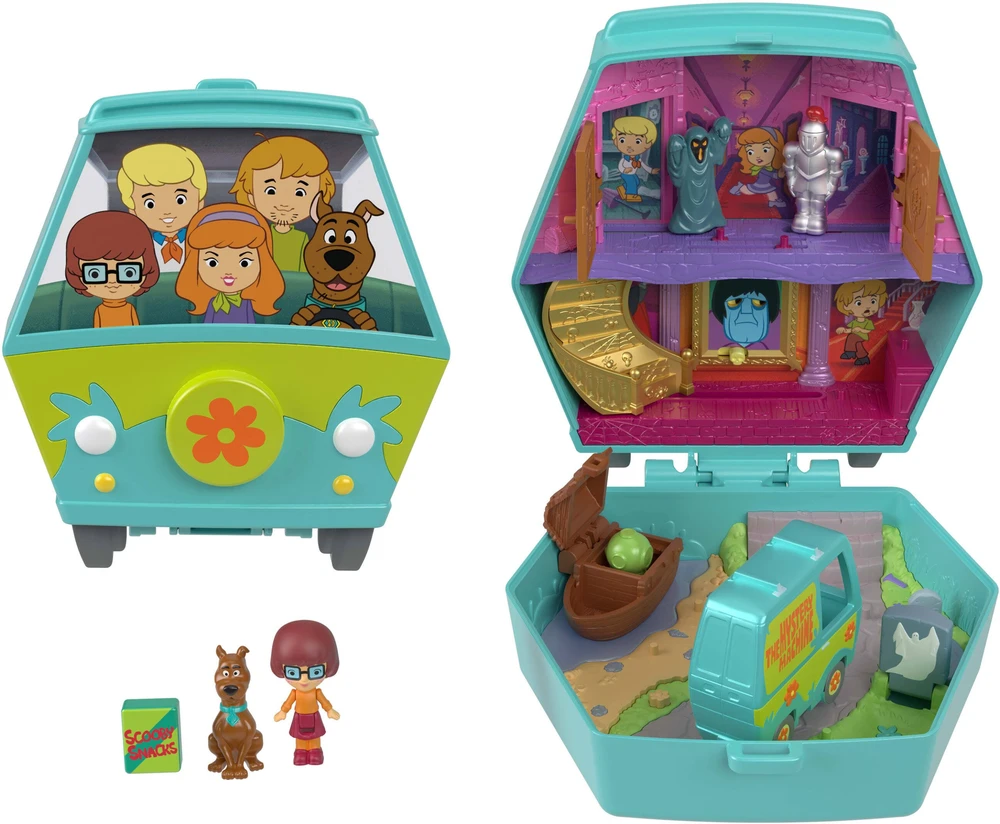 Mattel POLLY POCKET SCOOBY DOO pramogų rinkinys (JKC85)