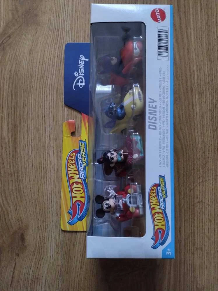 Mattel Žaisliniai Hot Wheels RacerVerse automobiliai 4 vnt