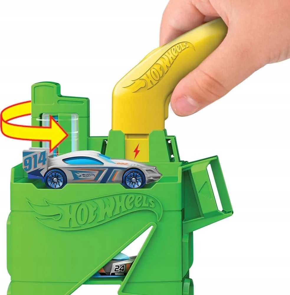 Transporto žaislų komplektas Hot Wheels City Fuel Station