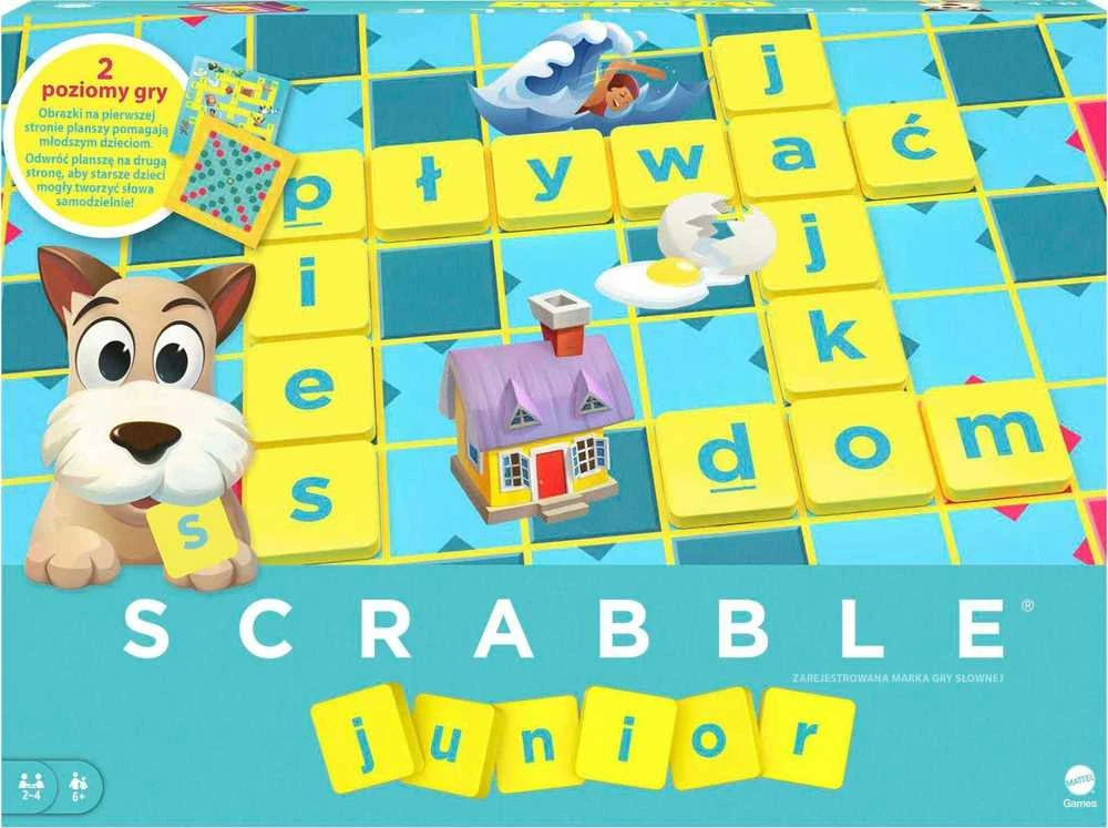 Mattel Stalo žaidimas Scrabble Junior vaikams