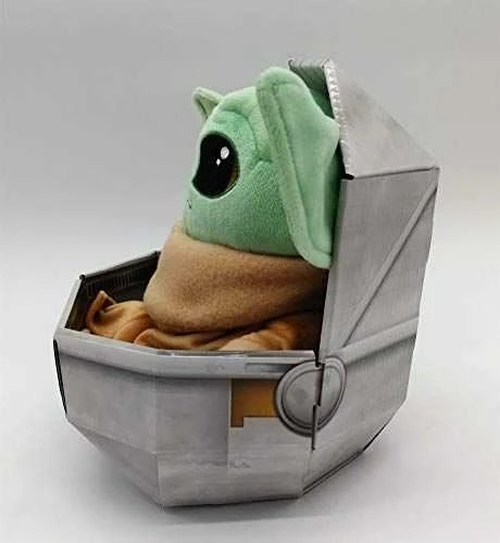 Mattel Disney Madalorian Baby Yoda talismanai, 25 cm