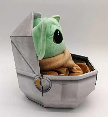 Mattel Disney Madalorian Baby Yoda talismanai, 25 cm