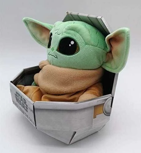 Mattel Disney Madalorian Baby Yoda talismanai, 25 cm