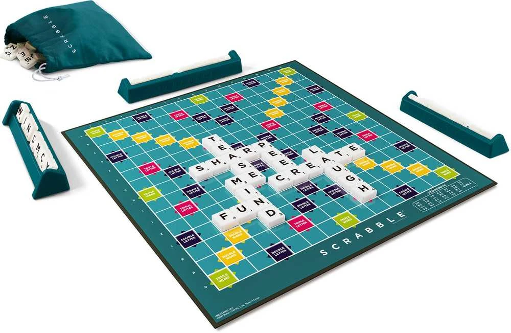 Mattel Žodžių Žaidimas Scrabble (Lietuviška Leidimas) - Atgimimo Versija