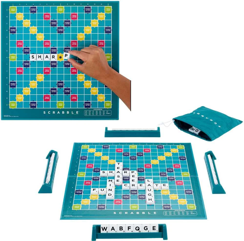 Mattel Žodžių Žaidimas Scrabble (Lietuviška Leidimas) - Atgimimo Versija