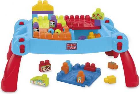 Mattel Veiklos staliukas su kaladėlėmis Fisher Price Mega Bloks CNM42