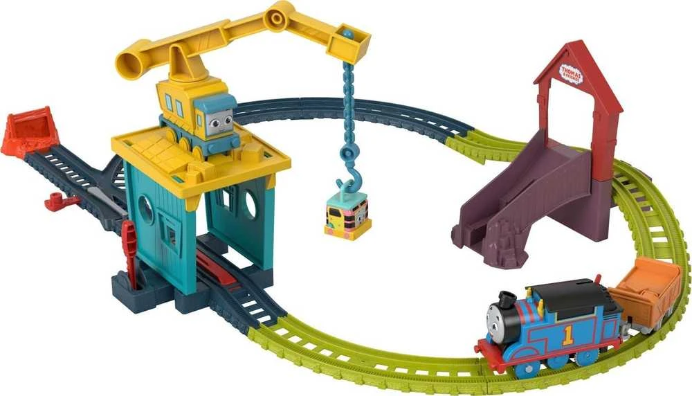 Žaislinis rinkinys Thomas and Friends „Kranė Karli ir Sandi“