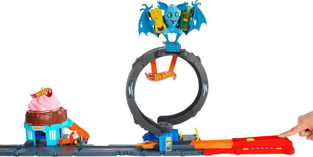 Mattel HOT WHEELS CITY rinkinys – Šikšnosparnio padanga (HTN78)