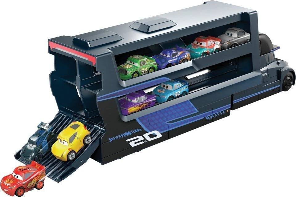 Mattel Cars transporteris Makas mini lenktynininkams (GNW34)