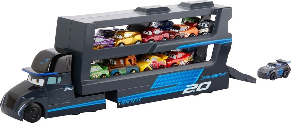 Mattel Cars transporteris Makas mini lenktynininkams (GNW34)