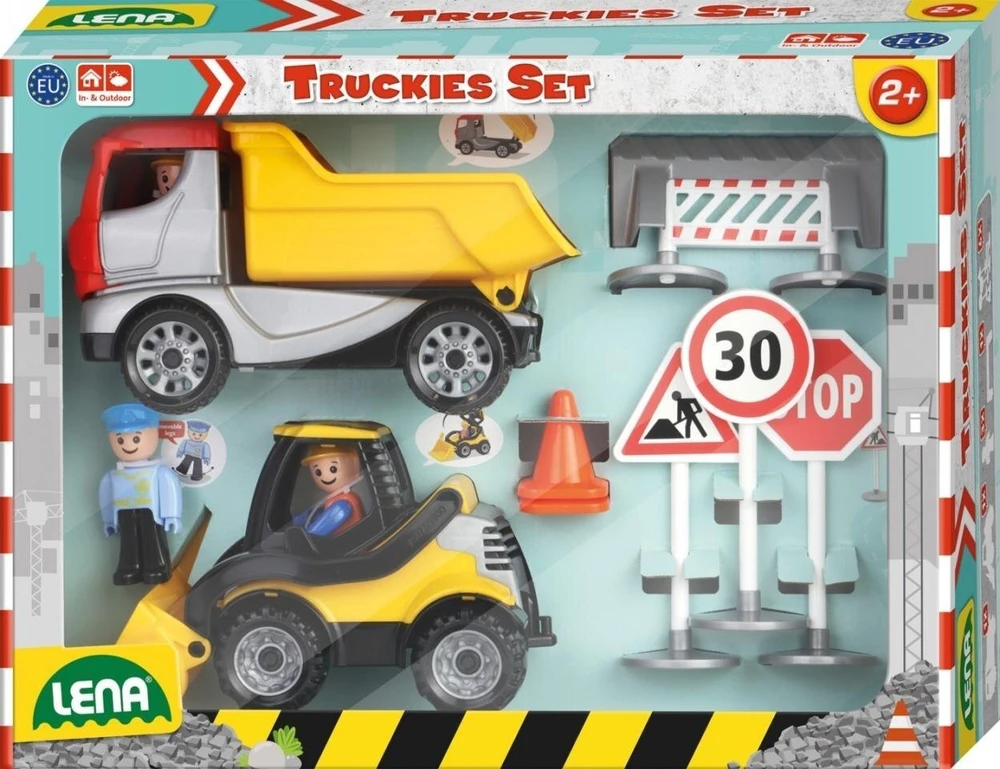Lena Truckies komplektas plac budowy dėžutėje