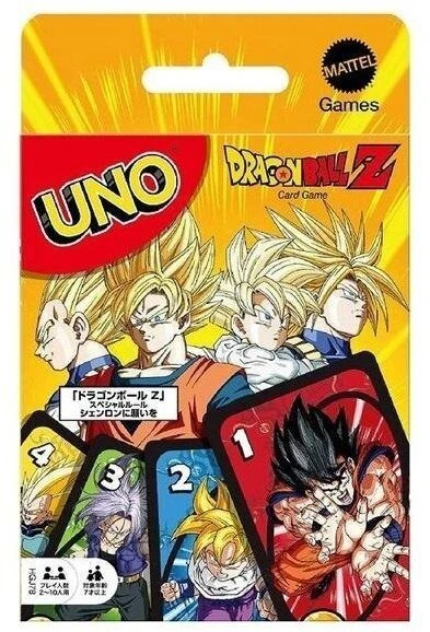 Mattel Uno Dragon Ball Z Gra karciana vaikams