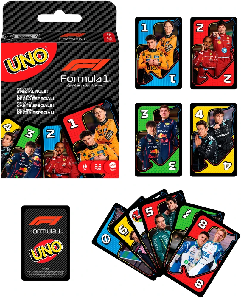 Mattel UNO kortos F-1 (JMF10)