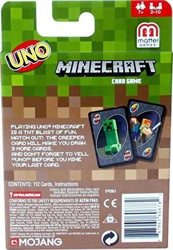 Mattel Minecraft UNO kortų žaidimas