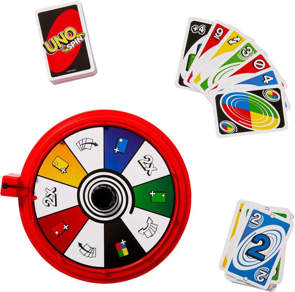 Mattel UNO SPIN stalo žaidimas (JGR00)