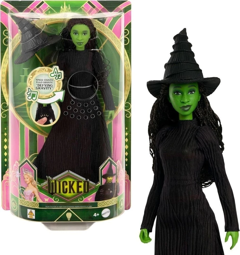 Mattel Kolekcinė dainuojanti Elphaba lėlė iš WICKED ZA6067