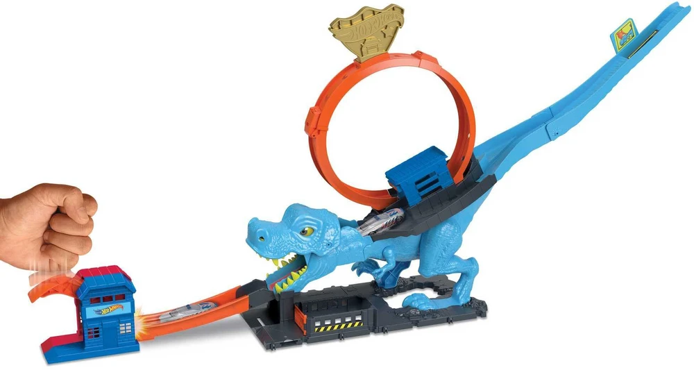 Mattel Žaislinis Hot Wheels City T-Rexas lenktynių rinkinys