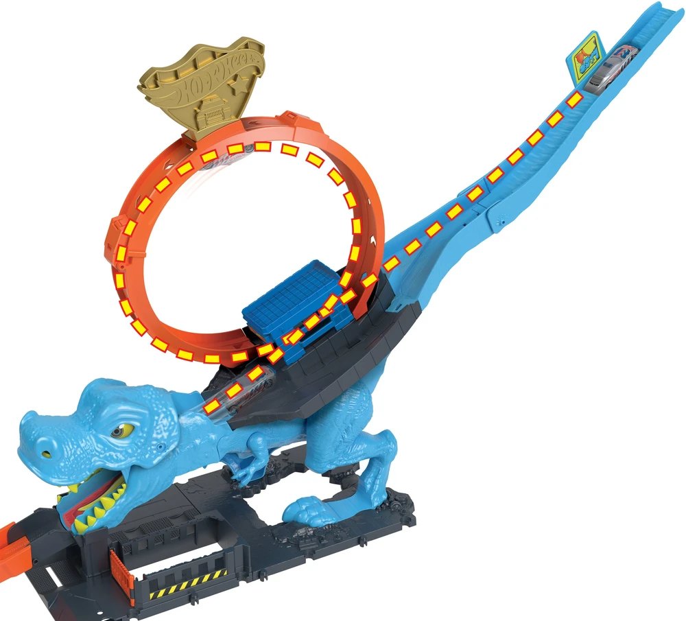 Mattel Žaislinis Hot Wheels City T-Rexas lenktynių rinkinys