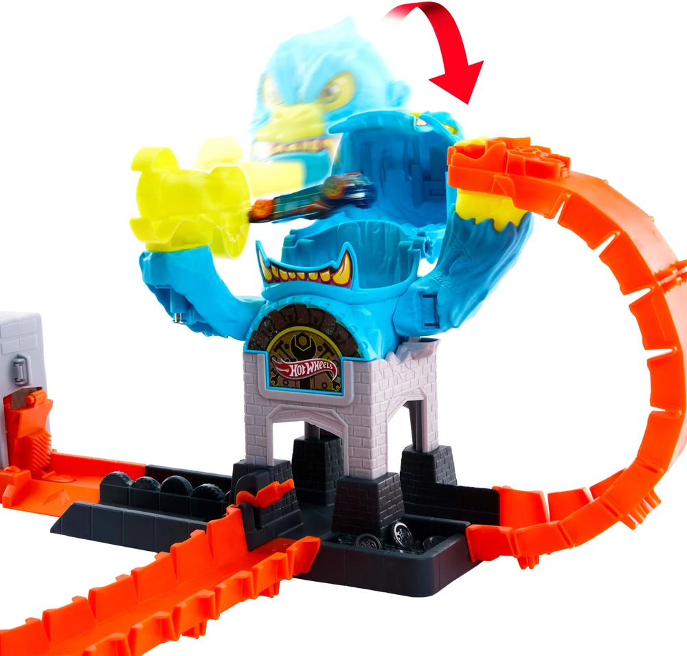 Mattel „Hot Wheels“ – „Miesto Nemesis Gorilla Garage Attack“ (JHL92)