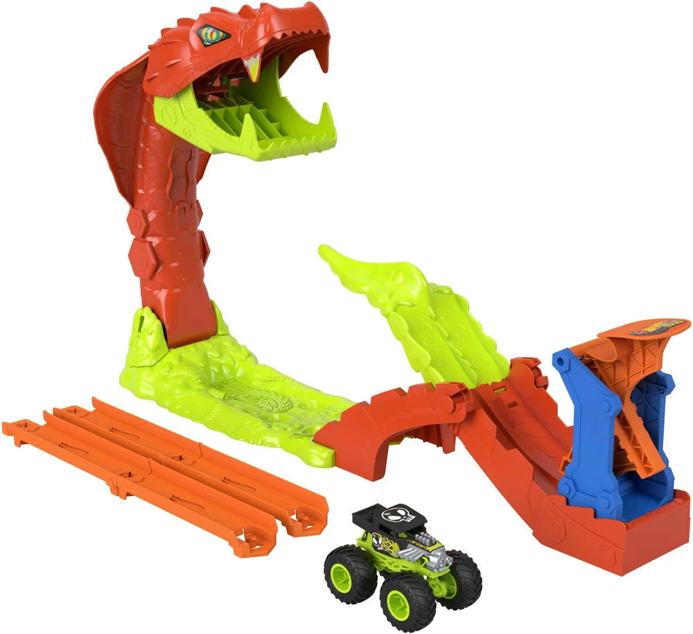 Mattel HOT WHEELS MONSTER TRUCKS rinkinys – Gyvatės išsiveržimas
