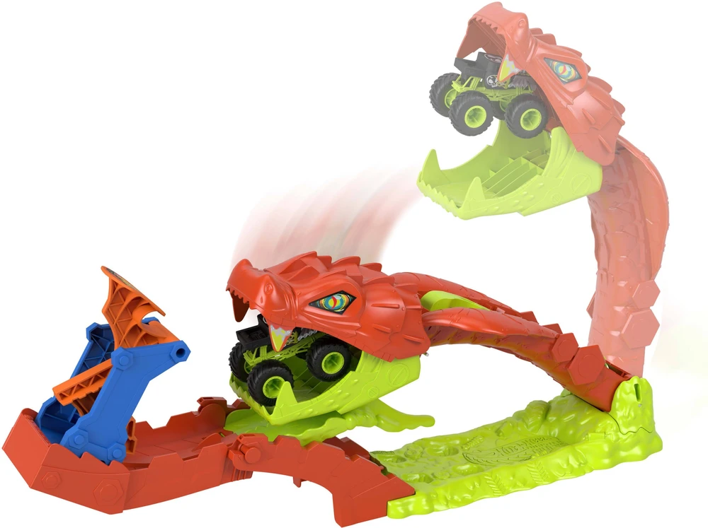 Mattel HOT WHEELS MONSTER TRUCKS rinkinys – Gyvatės išsiveržimas