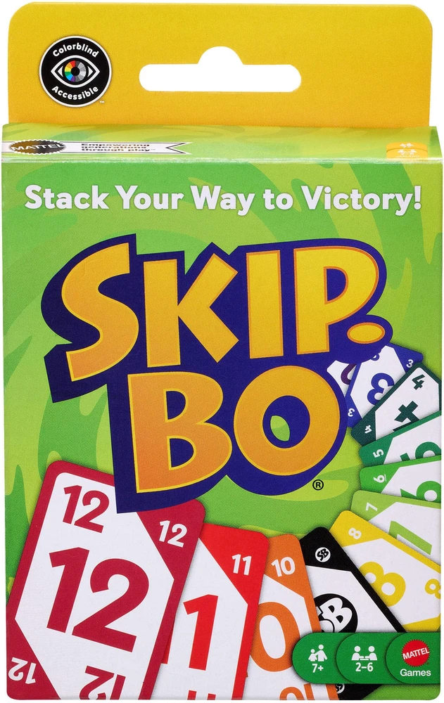 Mattel UNO kortos SKIP-BO (atnaujintos) (JMM20)