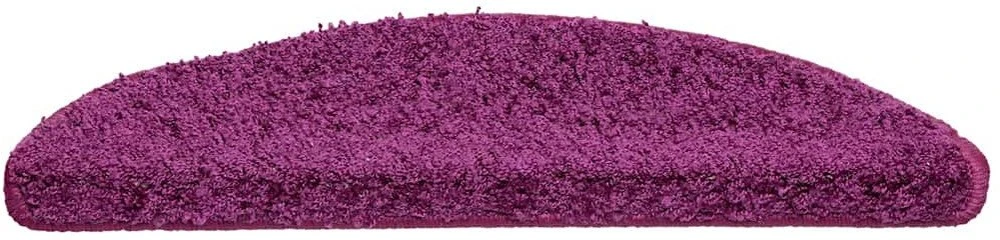 Laiptų kilimėliai, 20 vnt., 56x17x3 cm, violetiniai, pusapvaliai