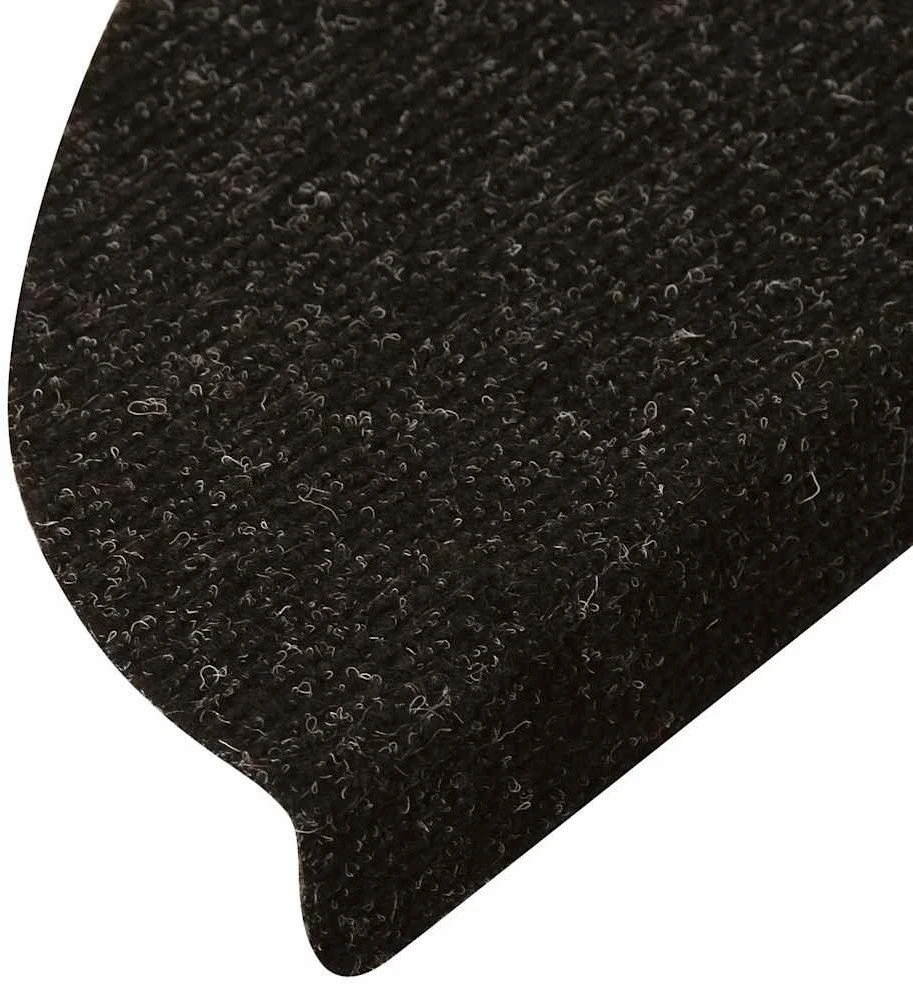 Lipnūs laiptų kilimėliai, 20vnt., antracito, 65x22,5x3,5cm