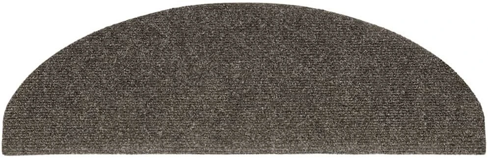 Laiptų kilimėliai, lipnūs, 20 vnt., 65x21x4 cm, antracito spalvos, pusapvaliai, dideli