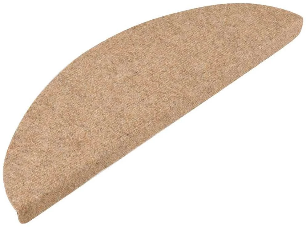 Lipnūs laiptų kilimėliai, 20vnt., smėlio, 65x22,5x3,5cm