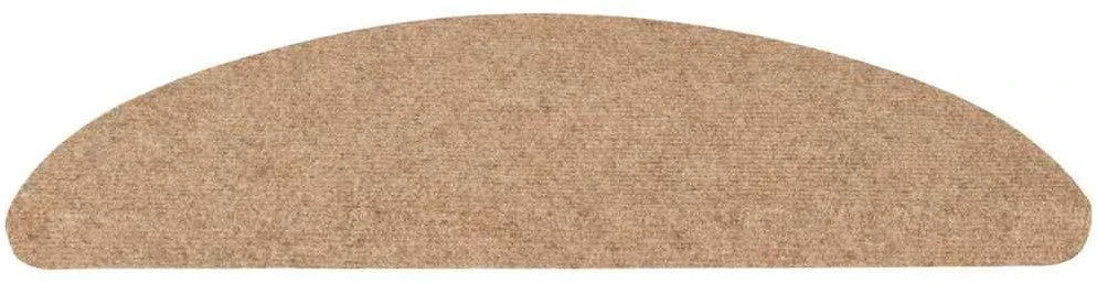 Laiptų kilimėliai Lipnūs 20 vnt Smėlio spalvos 56x17x3 cm