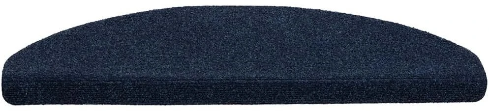 Laiptų kilimėliai, lipnūs, 20 vnt., 65x21x4 cm, tamsiai mėlyni, pusapvaliai, dideli
