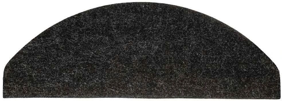 Lipnūs laiptų kilimėliai, 30vnt., antracito, 65x22,5x3,5cm