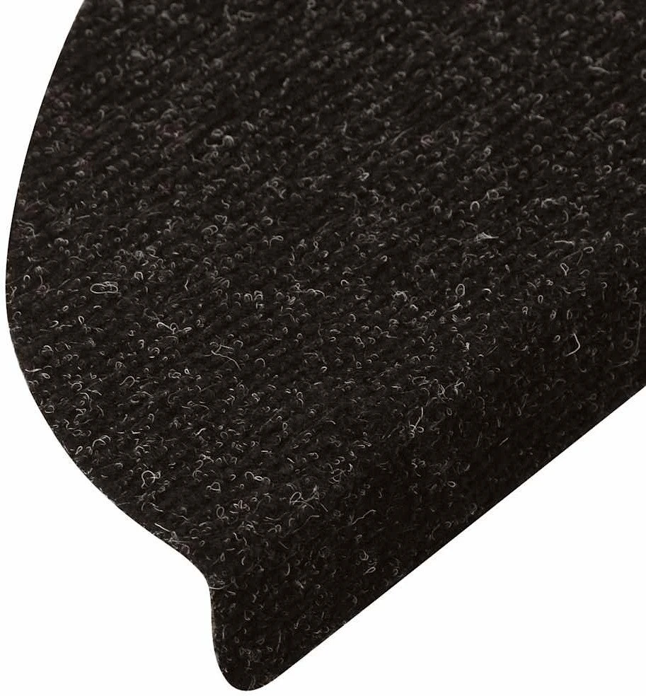 Lipnūs laiptų kilimėliai, 30 vnt., antracito spalvos, 56x17x3cm