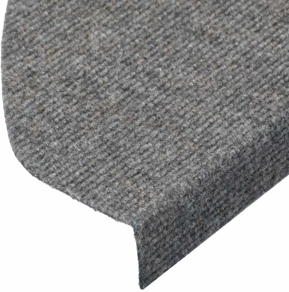 Lipnūs laiptų kilimėliai, 30vnt., pilki, 65x22,5x3,5cm
