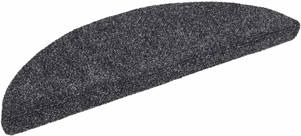Laiptų kilimėliai, lipnūs, 30 vnt., 56x17x3 cm, tamsiai pilki, pusapvaliai