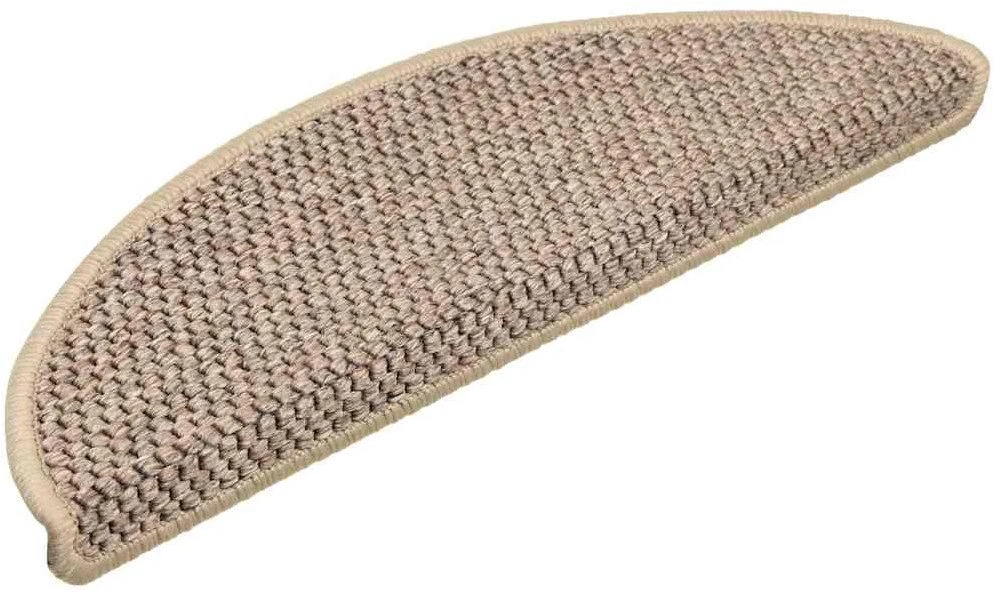 Lipnūs laiptų kilimėliai, 30vnt., tamsios smėlio, 56x17x3cm