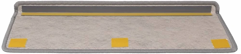 Laiptų kilimėliai Lipni Sisal-Look 30 vnt 65x21x4 cm Platina