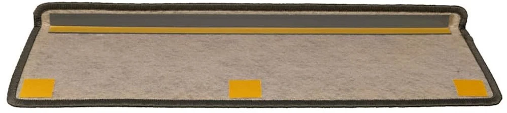 Lipnūs laiptų kilimėliai, 30vnt., pilki ir smėlio, 65x21x4cm