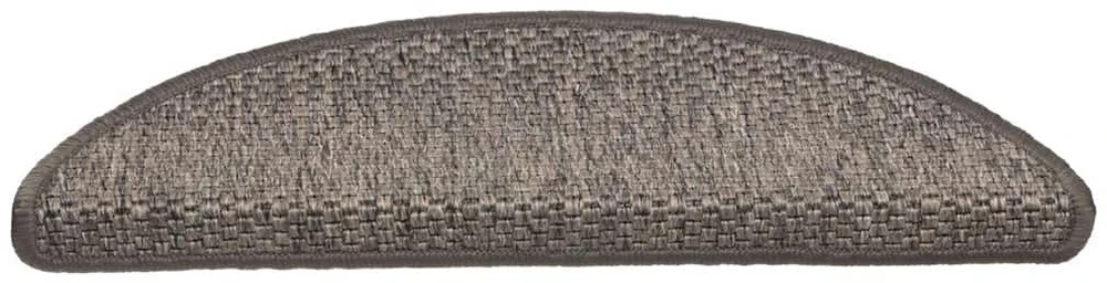 Lipnūs laiptų kilimėliai, 30vnt., pilki ir smėlio sp., 56x17x3cm