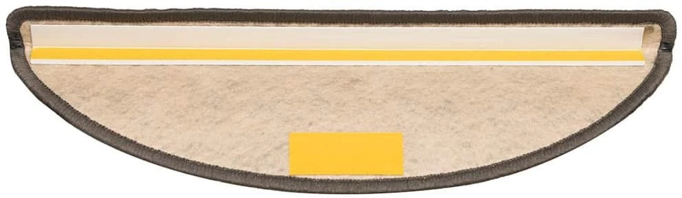 Lipnūs laiptų kilimėliai, 30vnt., pilki ir smėlio sp., 56x17x3cm