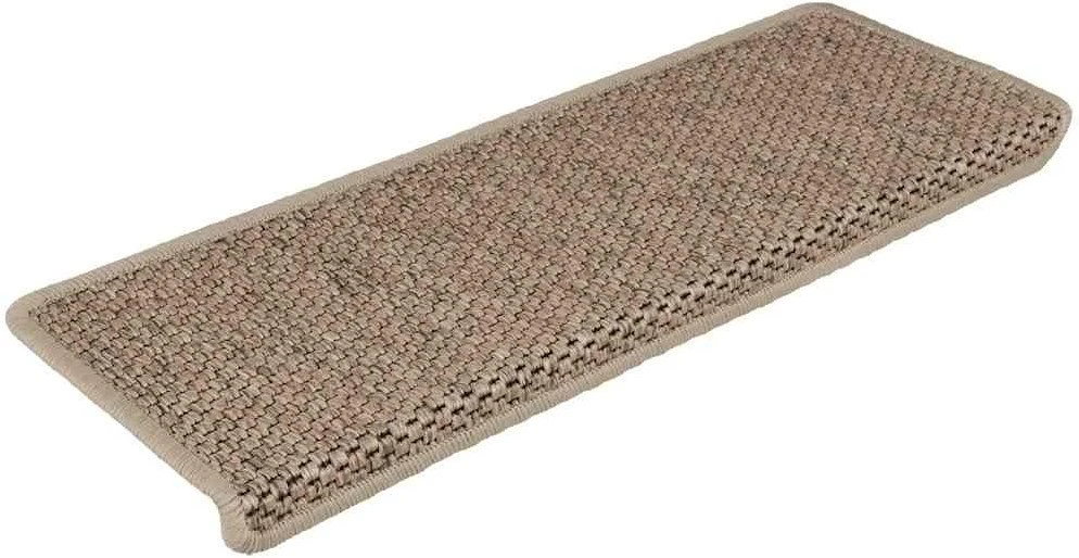 Lipnūs laiptų kilimėliai, 30vnt., smėlio spalvos, 65x21x4cm
