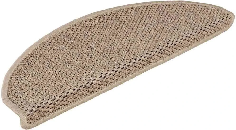 Lipnūs laiptų kilimėliai, 30vnt., smėlio spalvos, 65x21x4cm