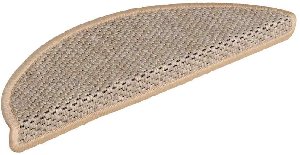 Lipnūs laiptų kilimėliai, 30vnt., smėlio spalvos, 56x17x3cm