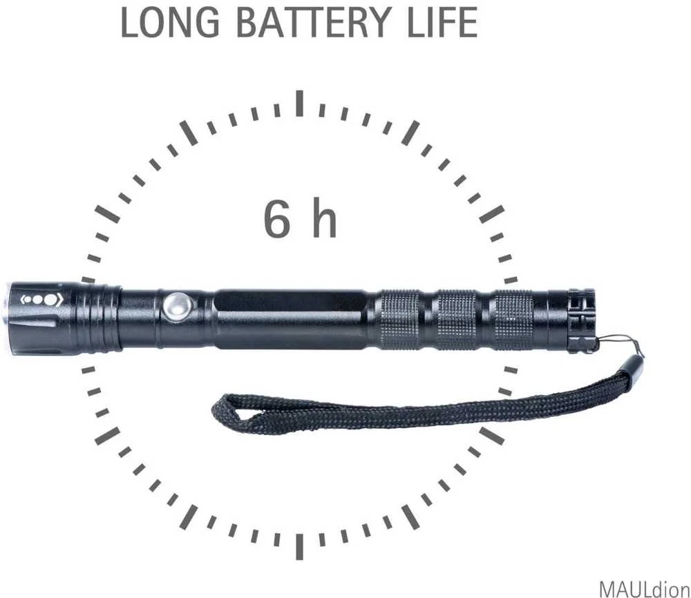 MAUL LED žibintuvėlis BD6D6DION 17cm 1W Iki 71m